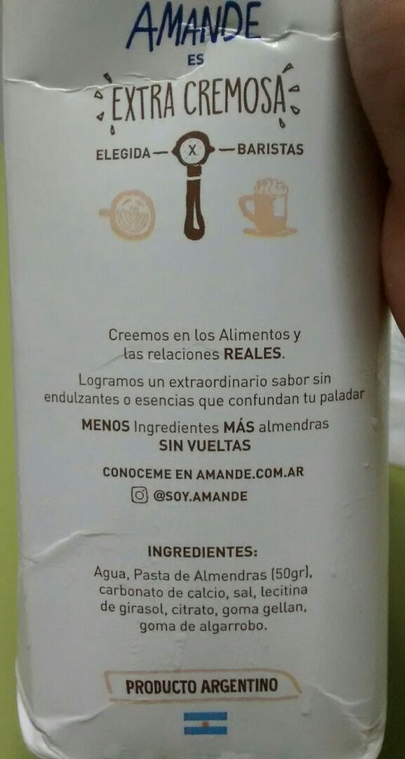 photo of Amande Leche de Almendras shared by @bichpich on  31 Mar 2020 - review