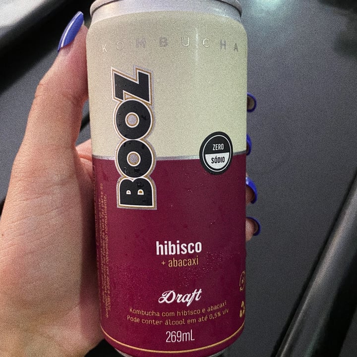 review photo of Booz Kombucha Kombucha Hibisco e Abacaxi shared by @larissaveg on 25 Nov 2021 - review