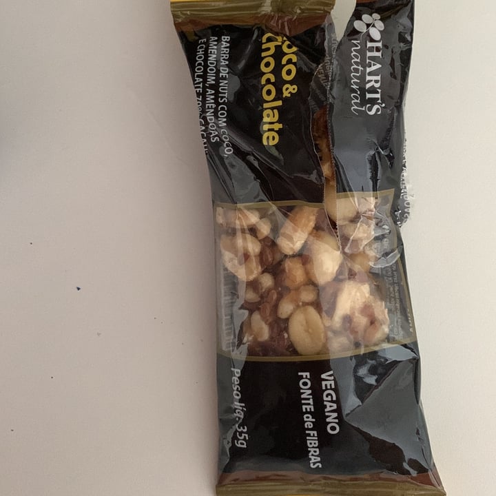 review photo of Hart's Natural Barra de nuts com amendoim, amêndoas, chia e chocolate 70% cacau. shared by @dominion-mari on 21 Dec 2021 - review