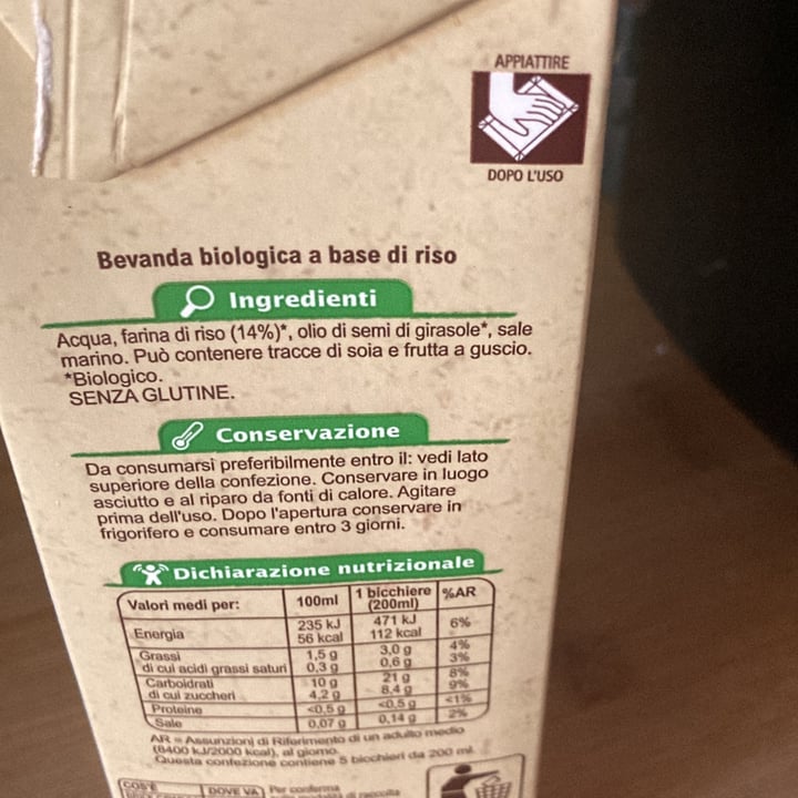 photo of Carrefour Bio Latte Di Riso shared by @yleniaepb on  08 Jul 2022 - review