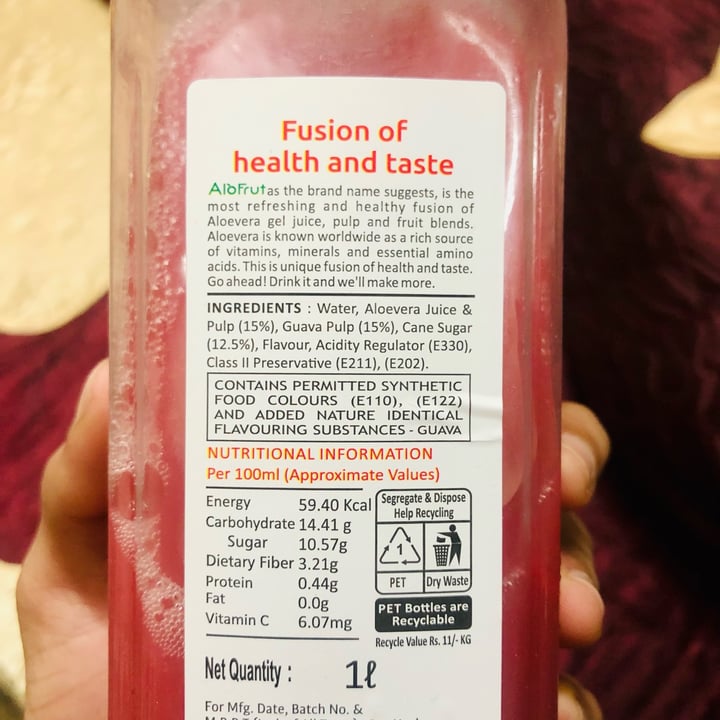 review photo of Alò Frut Guava shared by @vegankaran on 24 Feb 2022 - review