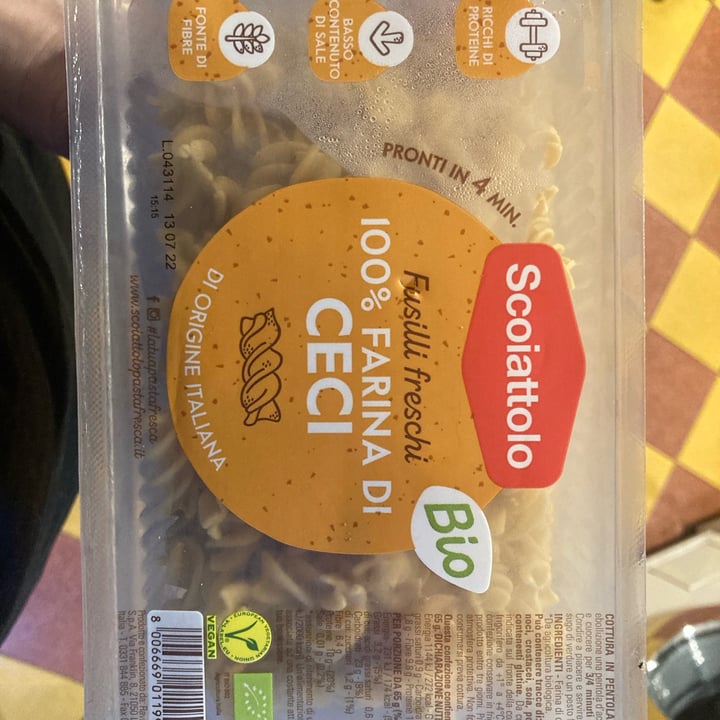review photo of Scoiattolo Pasta di ceci shared by @chp on 30 May 2022 - review