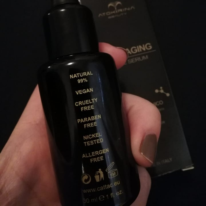 review photo of Atokirina Beauty Anti-Aging Face Serum shared by @queenfinehair on 17 Dec 2021 - review