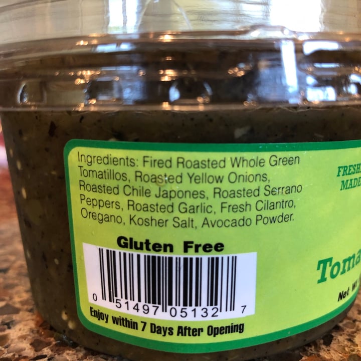 photo of Norcal Prime Foods Green Tomatillo Salsa shared by @bfly053 on  27 Jun 2021 - review