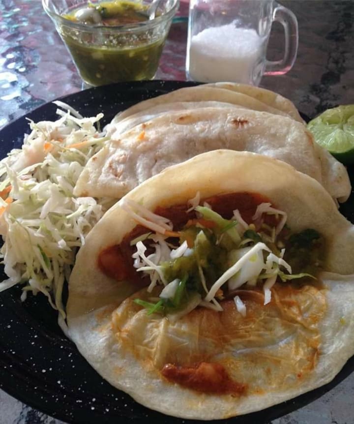 photo of Tacos a Vapor Vegetarianos Tacos De Harina shared by @angeltrevinho on  26 Jan 2020 - review