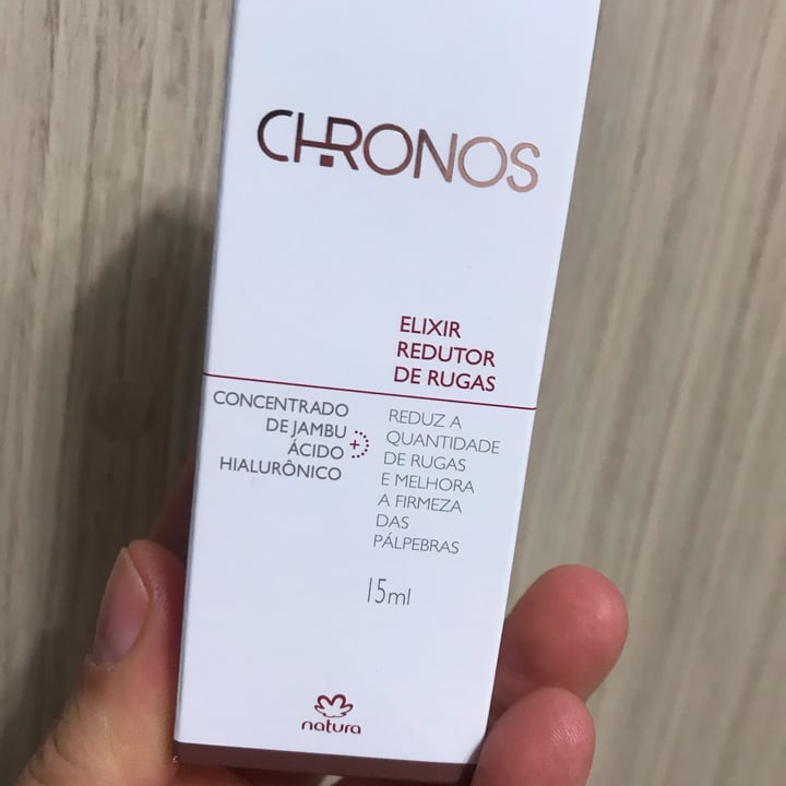 photo of Natura Chronos Elixir Reductor De Arugas shared by @larissapankoski on  22 Oct 2022 - review
