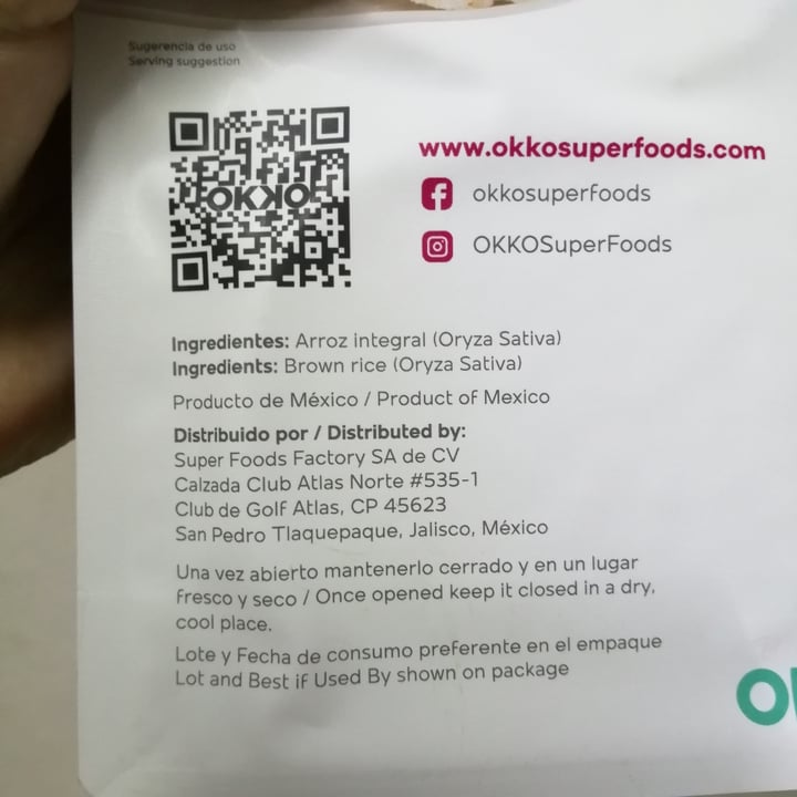 photo of Okko Super Foods Galletas De Arroz shared by @nekokiwi on  23 Jul 2021 - review