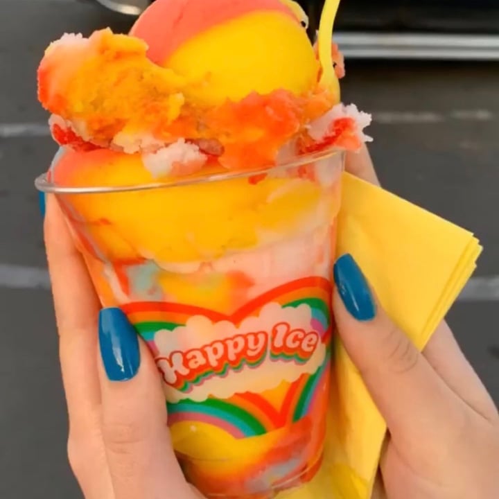photo of Happy Ice Rainbow With Vegan Soft Serve shared by @addyetveg on  18 Dec 2020 - review
