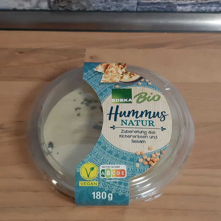 photo of Edeka Bio hummus natur shared by @ervatalks on  02 Jul 2022 - review