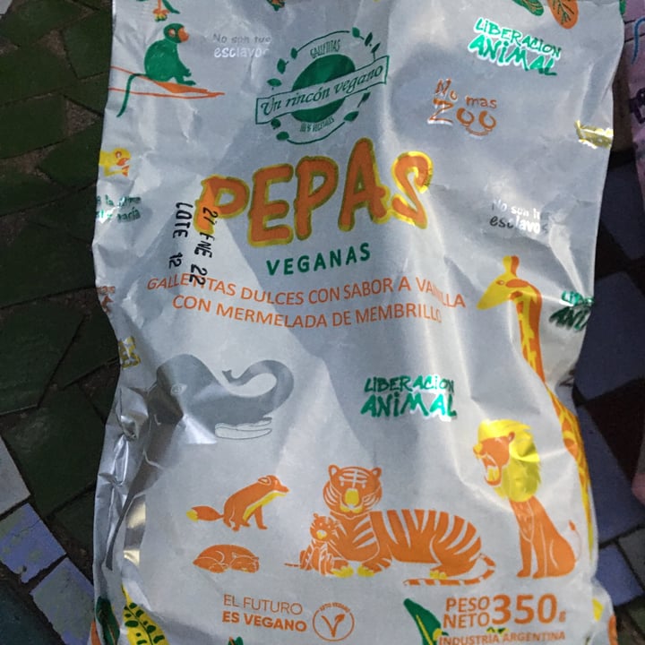 review photo of Un Rincón Vegano Pepas Galletitas Dulces con Sabor a Vainilla con Mermelada de Membrillo shared by @agoscolo89 on 03 Oct 2021 - review