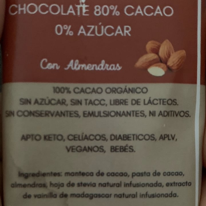 photo of Nutrirte Chocolate 80% cacao  shared by @sechague on  28 Mar 2022 - review
