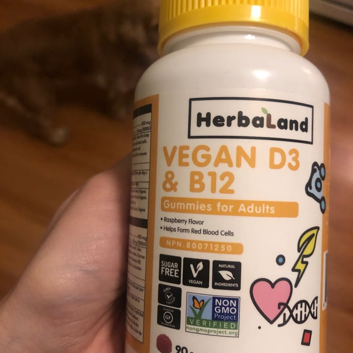 photo of HerbaLand Vegan D3 and B12 Gummies for Adults (Sugar-free) shared by @darcee on  16 Jun 2021 - review