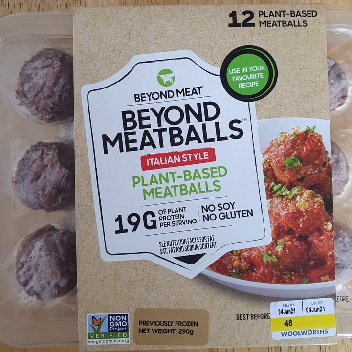 photo of Beyond Meat Beyond Meatballs Italian Style shared by @roxy on  15 Jun 2021 - review