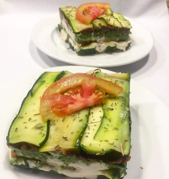 photo of Green & Vegan Pop Up Dining Courgette Lasagne shared by @knightp on  27 Jul 2019 - review