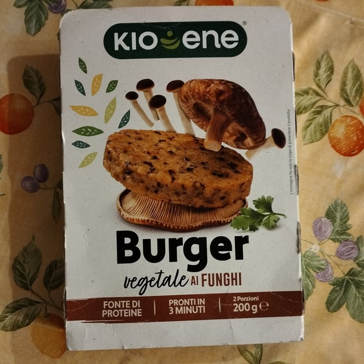 photo of Kioene Burger vegetale ai funghi shared by @gaiapil on  11 Oct 2022 - review