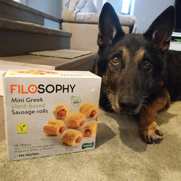 photo of Filosophy Mini Greek plant-based Sausage rolls shared by @runa on  07 Mar 2022 - review
