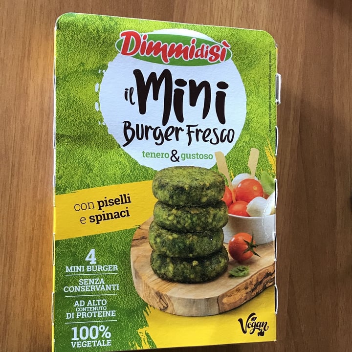 photo of Dimmidisi burger spinaci e piselli shared by @fatamorgana on  01 Jul 2022 - review