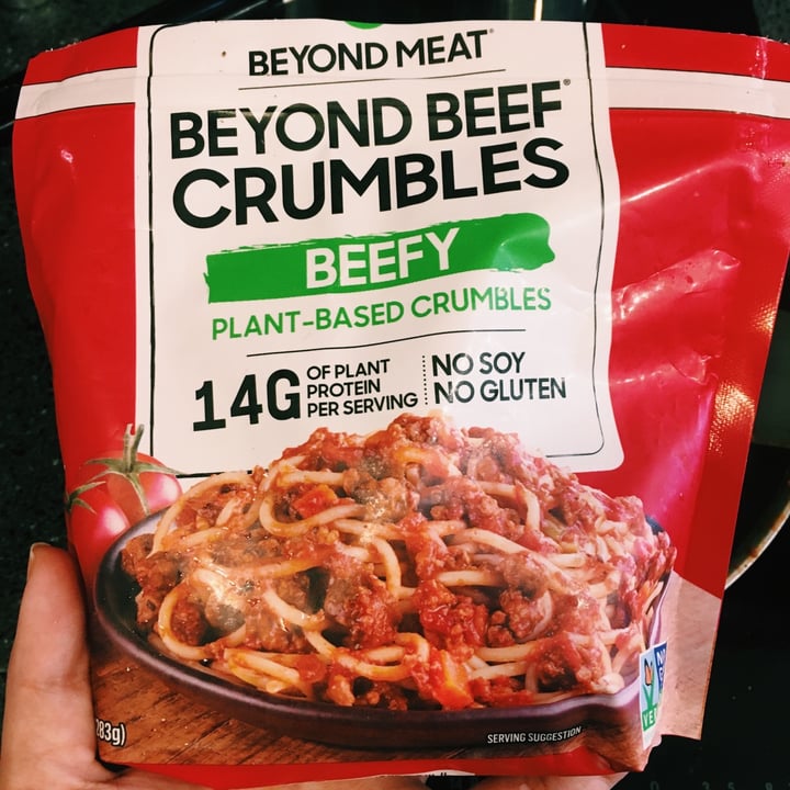 photo of Beyond Meat Beyond Beef Crumbles Beefy shared by @scynsa on  18 Dec 2020 - review