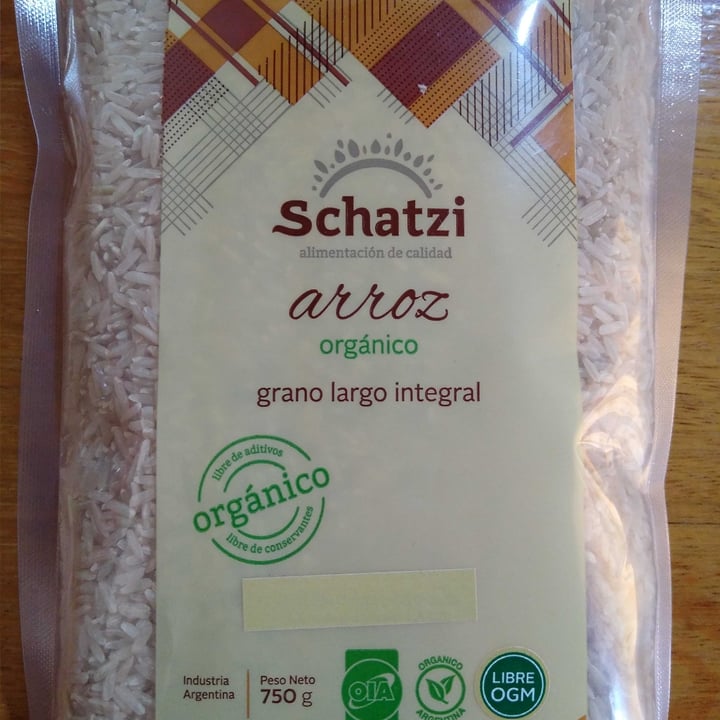 photo of Schatzi Arroz largo fino integral shared by @leticiabea on  23 Oct 2020 - review