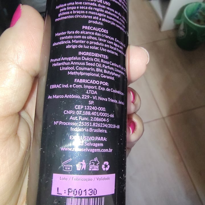 photo of EBRAC Body Oil Rosa Selvagem shared by @lilianezampar on  30 Apr 2022 - review