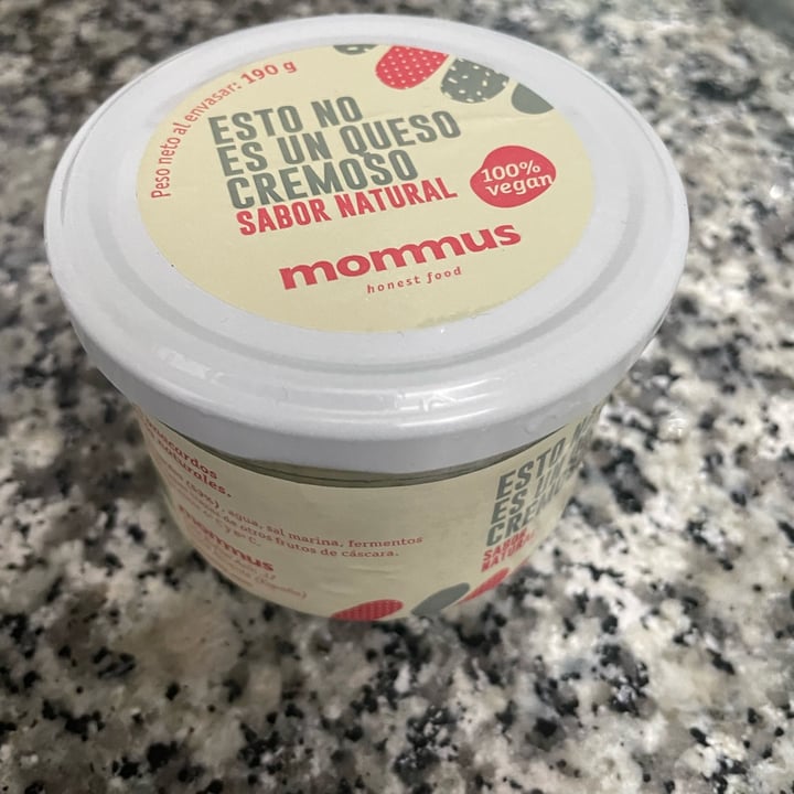 review photo of Mommus Foods Queso Crema Sabor Natural shared by @nanaaestevez on 10 Aug 2022 - review