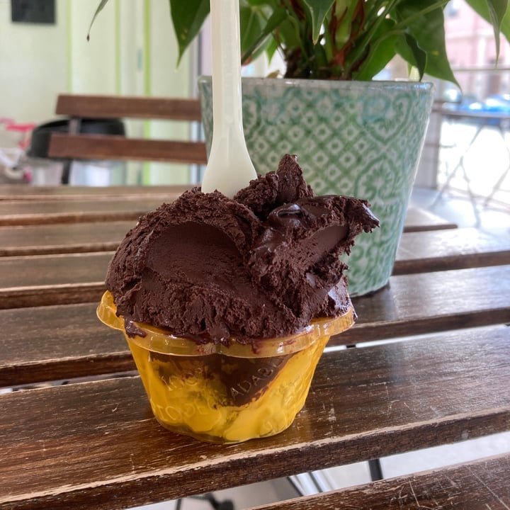 photo of Gelateria Nel Parco Gelato Cioccolato Fondente E Pistacchio Vegan shared by @occhicastani on  02 Oct 2022 - review