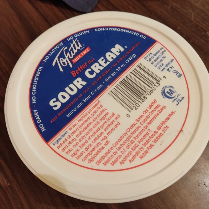photo of Tofutti Sour cream shared by @yedazul on  15 Nov 2022 - review