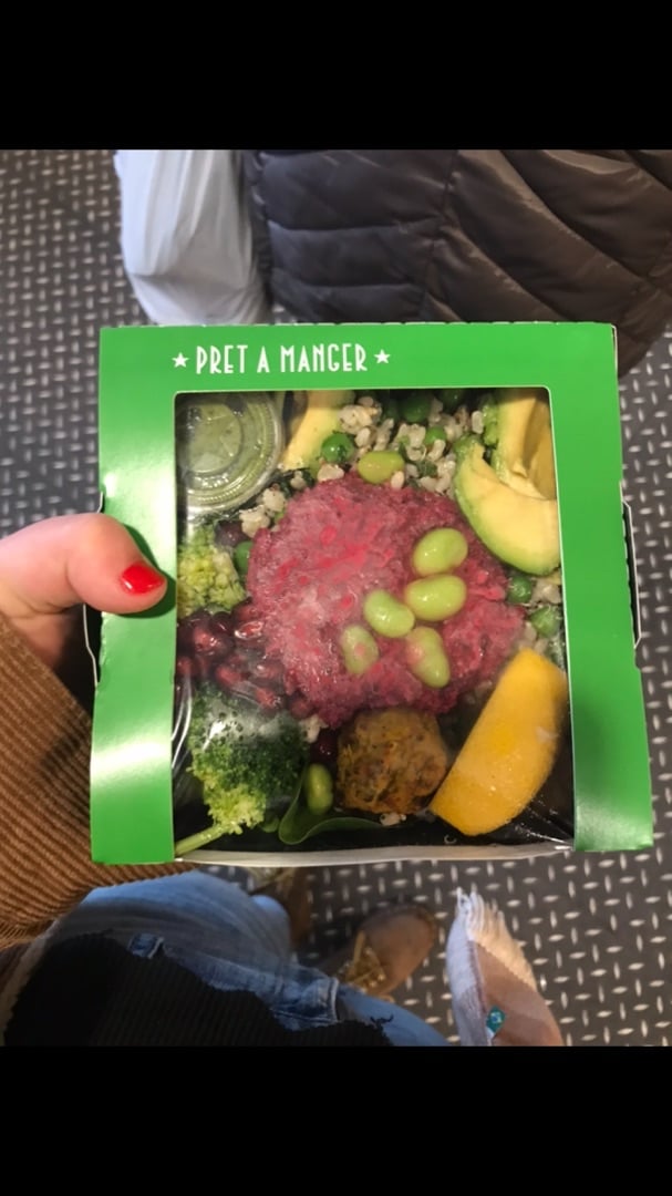 photo of Pret A Manger Sweet Potato Falafel & Smashed Beets Veggie Box shared by @appleappleamanda on  02 Mar 2020 - review