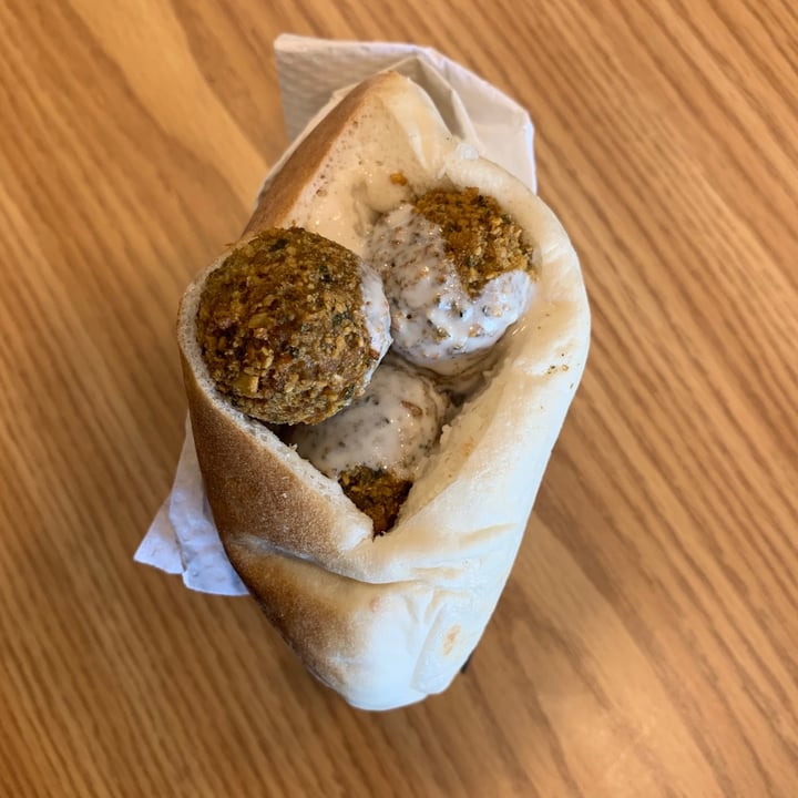 photo of Pita Bakery Pita Falafel Sandwich shared by @hgoeseast on  21 Jul 2020 - review