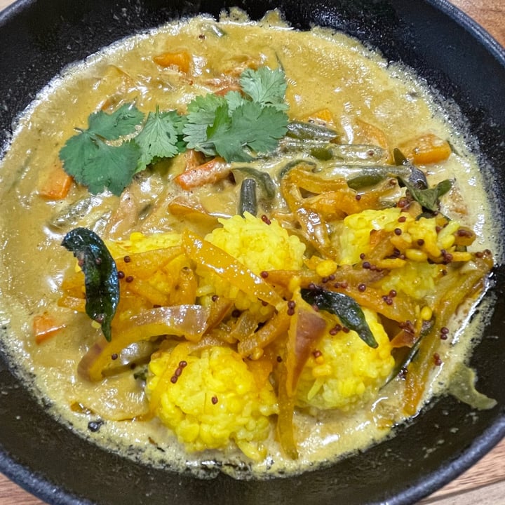 photo of INDIKAAP Ayurvedic, Vegan Products & Services Veggies in a “butter chicken” sauce served with Kitchari balls shared by @theleafeaters on  16 Jun 2021 - review