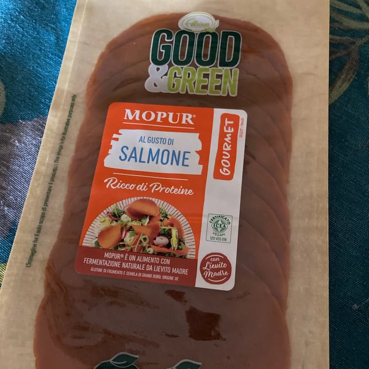 photo of Good and green Mopur al gusto di salmone shared by @cico777 on  28 Sep 2022 - review