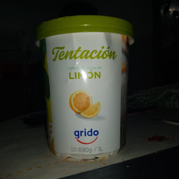 photo of Grido Tentación limón shared by @rorodriguezpy on  12 Jan 2022 - review