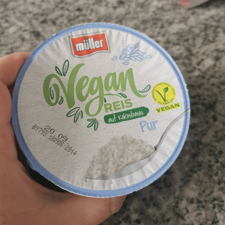 photo of Müller Vegan Reis pur shared by @susikarotti on  30 Jun 2022 - review