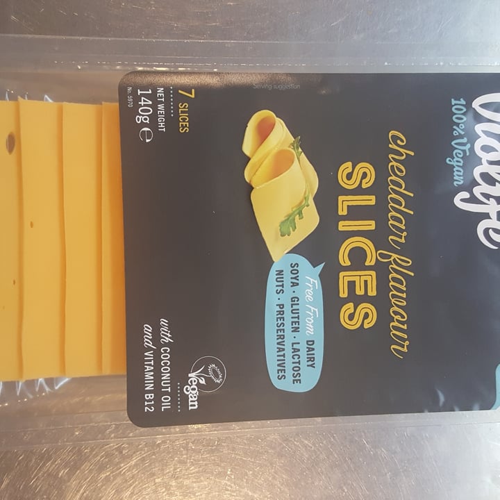 photo of Violife Cheddar Slices shared by @fadybach on  29 Sep 2021 - review