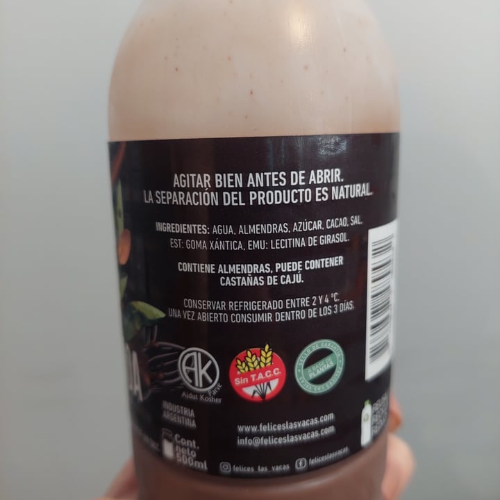 review photo of Felices Las Vacas Bebida de Almendras Chocolatada shared by @laristicaa on 17 Sep 2021 - review