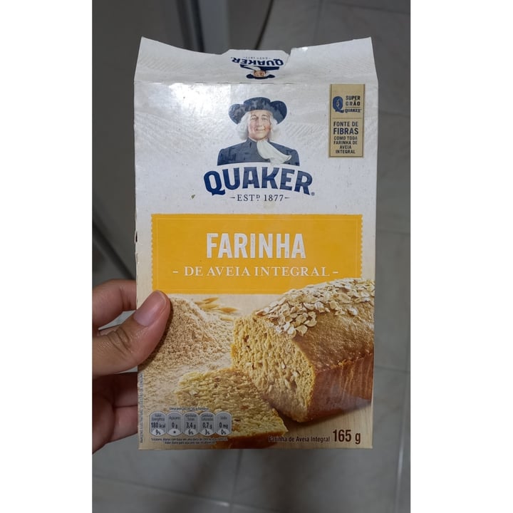 photo of Quaker Farinha de Aveia shared by @luhferreira on  28 Sep 2022 - review