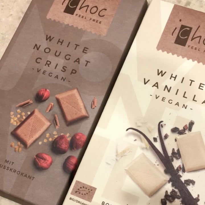 photo of iChoc White Nougat Crisp Vegan Milk-like shared by @thefoodietakesflight on  13 Feb 2021 - review