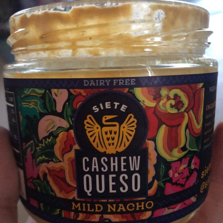 review photo of Siete Family Foods Mild Nacho Cashew Queso shared by @kristinjeter on 29 Apr 2020 - review