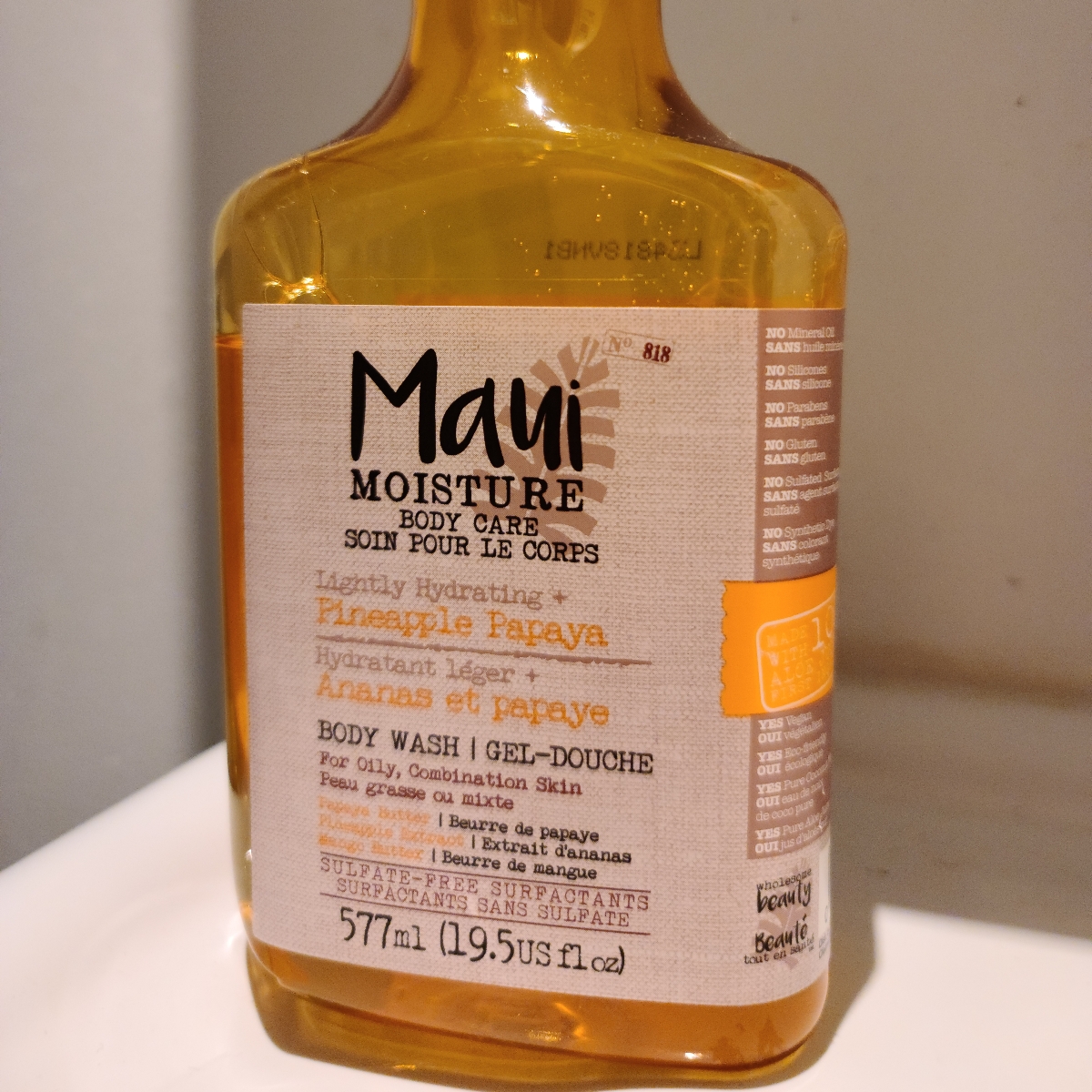 Maui Moisture Pineapple & Papaya body wash Review | abillion