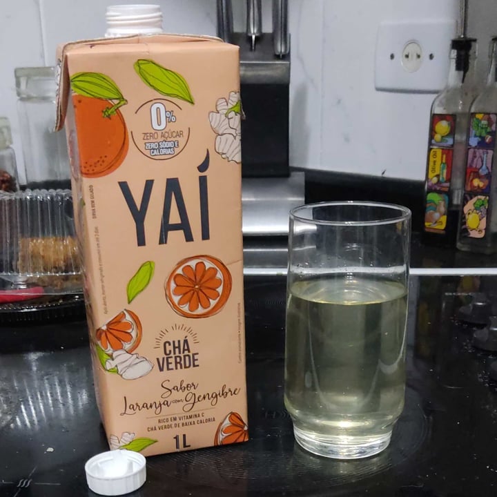 photo of Yaí Chá Verde Sabor Laranja com Gengibre shared by @lucianaroccomil on  12 Aug 2022 - review