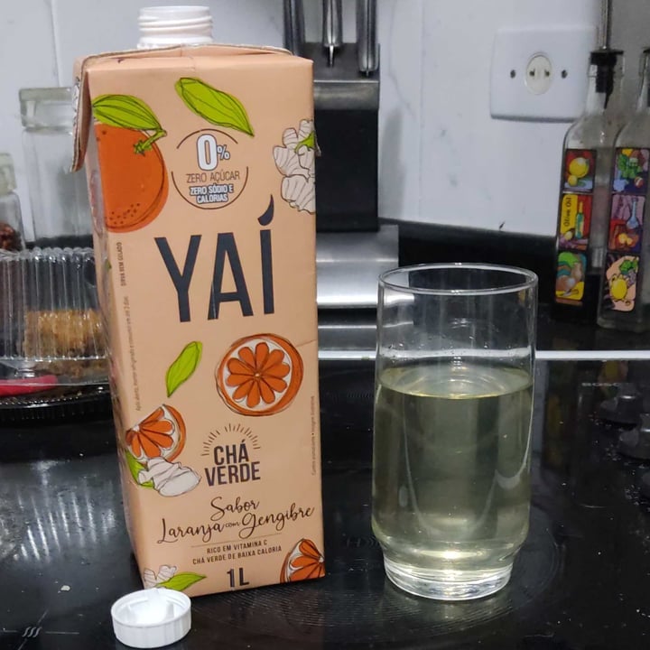 review photo of Yaí Chá Verde Sabor Laranja com Gengibre shared by @lucianaroccomil on 12 Aug 2022 - review