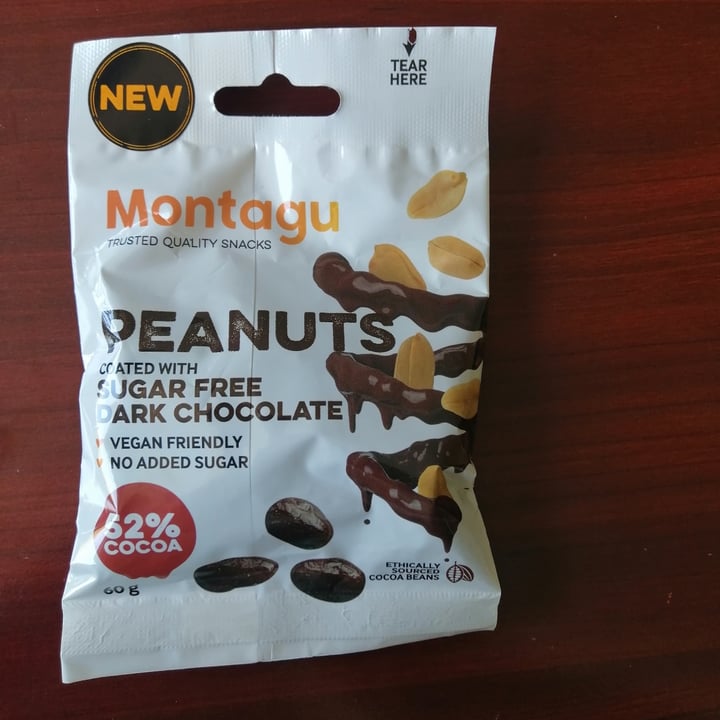 photo of Montagu Peanuts Coated With Sugar Free Dark Chocolate shared by @nicoledupreez on  31 Jan 2022 - review