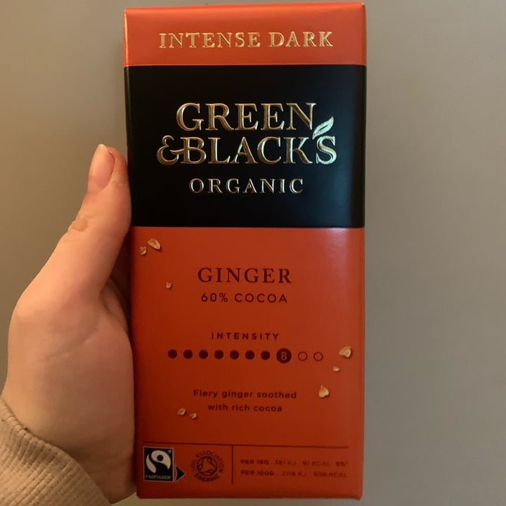 photo of Green & Black's Ginger 60% Cocoa shared by @doped on  12 Jan 2022 - review