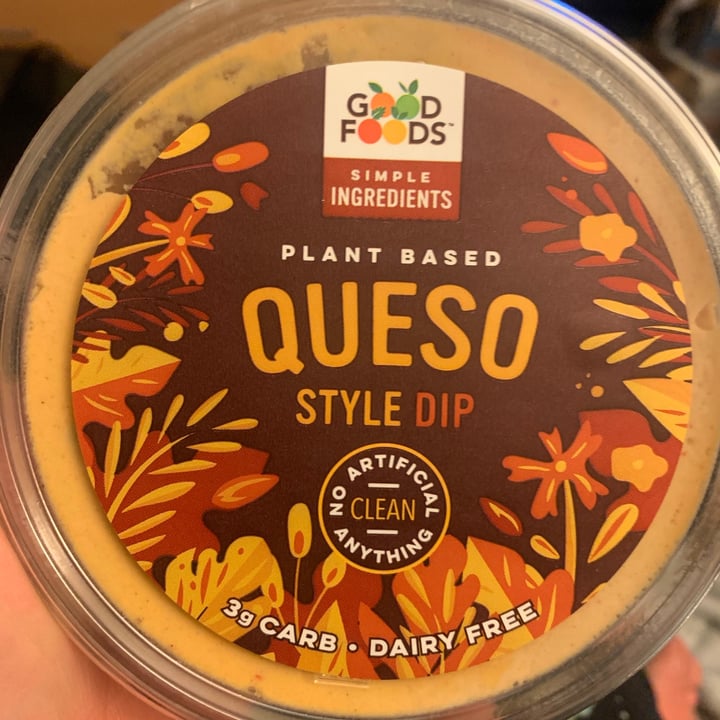 review photo of Good Foods Queso shared by @theeffinvegan on 02 Jan 2021 - review