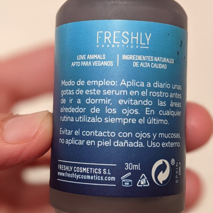 photo of Freshly Cosmetics Blue Radiance Enzymatic Serum shared by @vanessaprats on  11 Jul 2021 - review