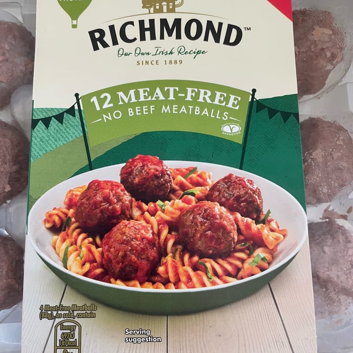 photo of Richmond Meat free meatballs shared by @neets on  05 Oct 2022 - review