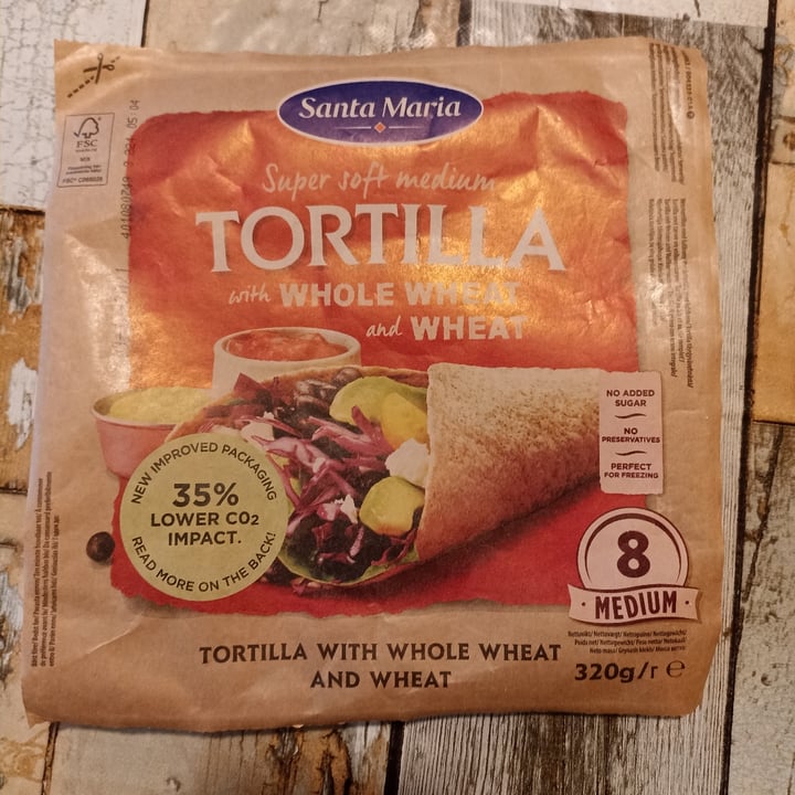 review photo of Santa María Whole Wheat And Wheat Tortilla shared by @isa94 on 13 Apr 2022 - review