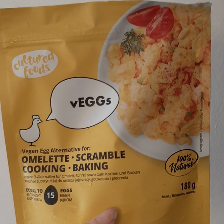 photo of Cultured Foods Vegan Egg Alternative For Omelette, Scramble, Cooking, Baking shared by @rross14 on  11 Jun 2022 - review