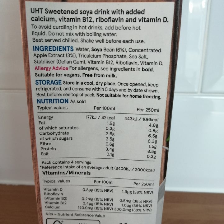 review photo of Tesco Soya drink shared by @curerbell on 03 Aug 2020 - review