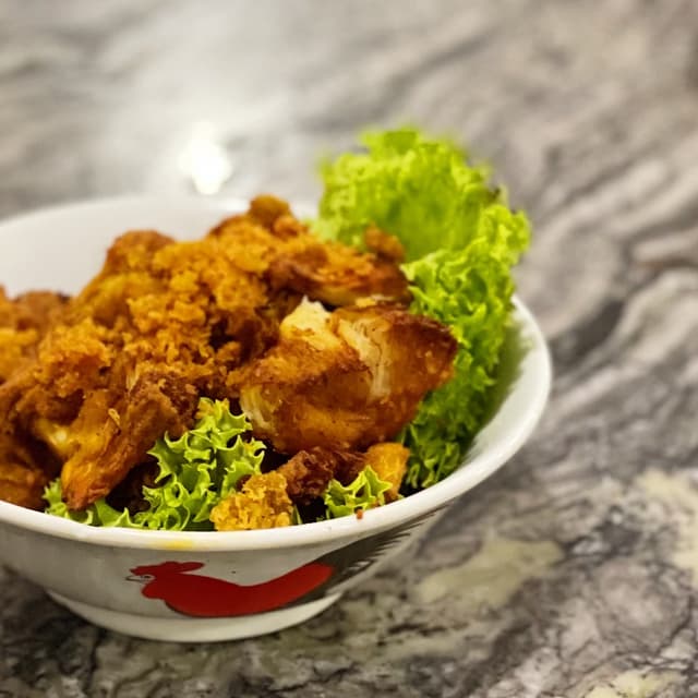 Photo of the dish “Ayam Penyet”